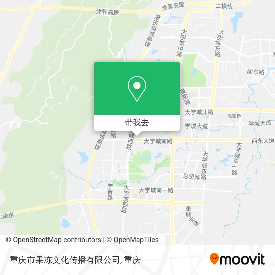 重庆市果冻文化传播有限公司地图