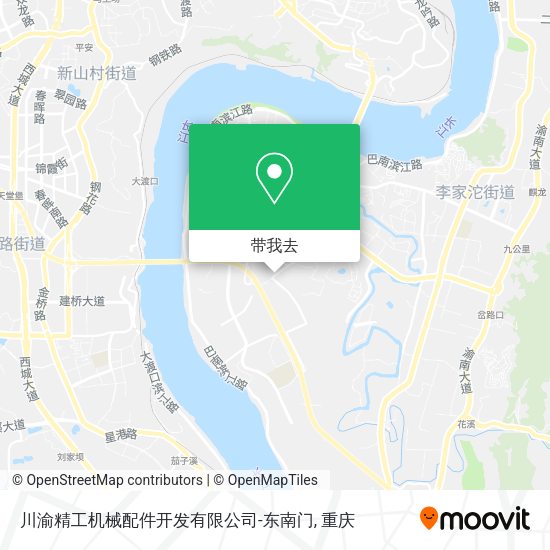 川渝精工机械配件开发有限公司-东南门地图