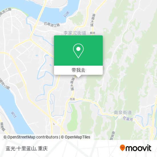 蓝光·十里蓝山地图