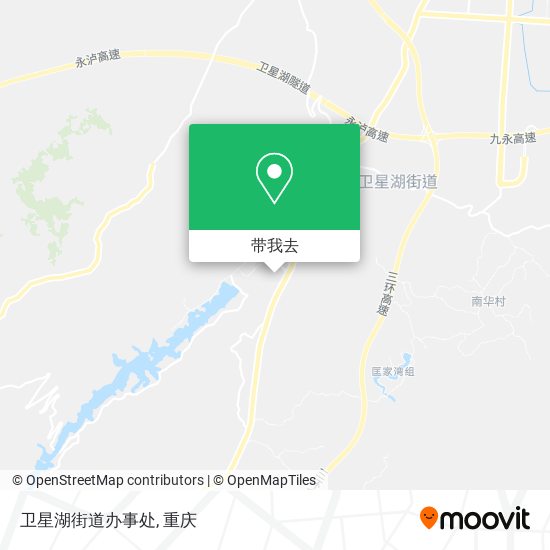 卫星湖街道办事处地图
