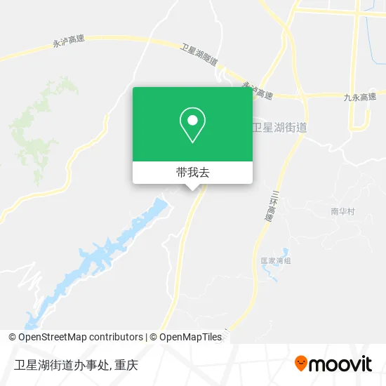 卫星湖街道办事处地图
