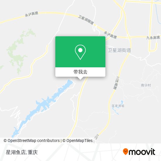 星湖鱼店地图
