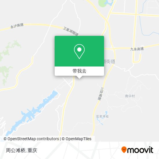 周公滩桥地图