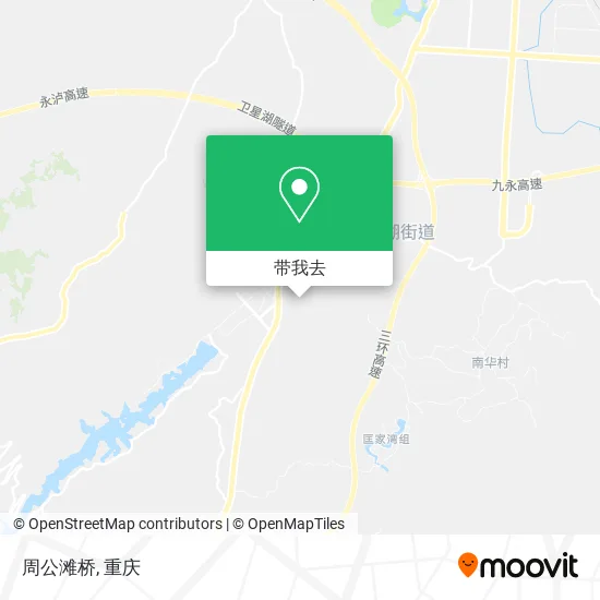 周公滩桥地图