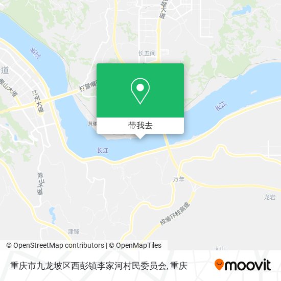 重庆市九龙坡区西彭镇李家河村民委员会地图