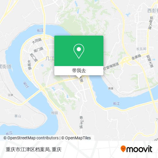 重庆市江津区档案局地图