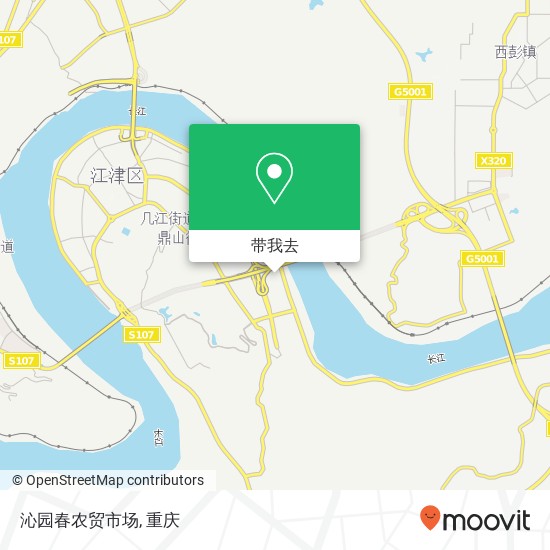 沁园春农贸市场地图
