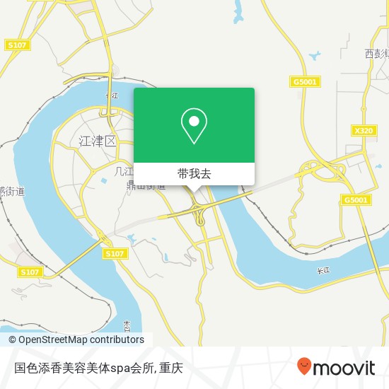 国色添香美容美体spa会所地图