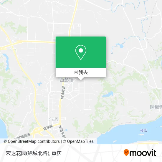 宏达花园(铝城北路)地图