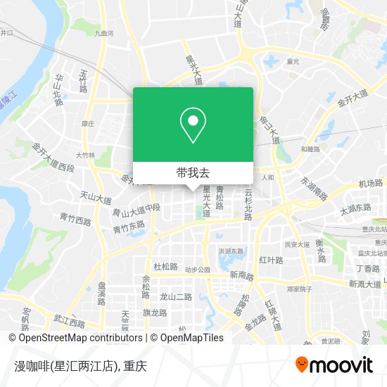 漫咖啡(星汇两江店)地图
