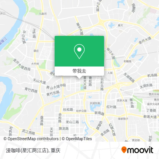 漫咖啡(星汇两江店)地图