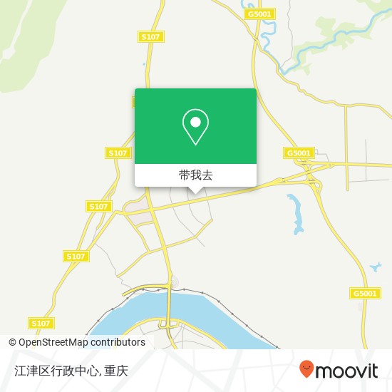 江津区行政中心地图