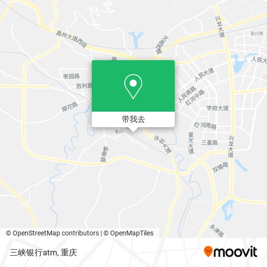 三峡银行atm地图