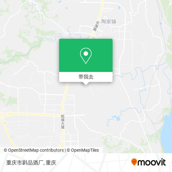重庆市斟品酒厂地图