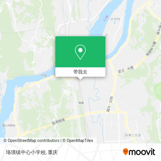 珞璜镇中心小学校地图