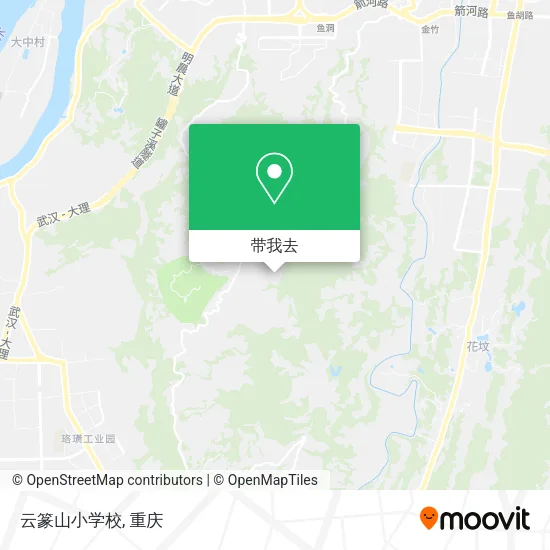云篆山小学校地图