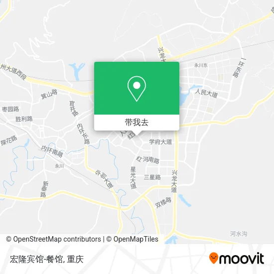 宏隆宾馆-餐馆地图