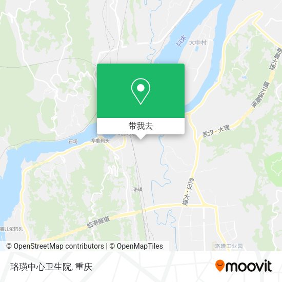 珞璜中心卫生院地图