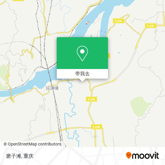 磨子滩地图