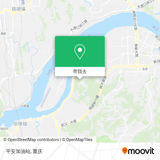 平安加油站地图