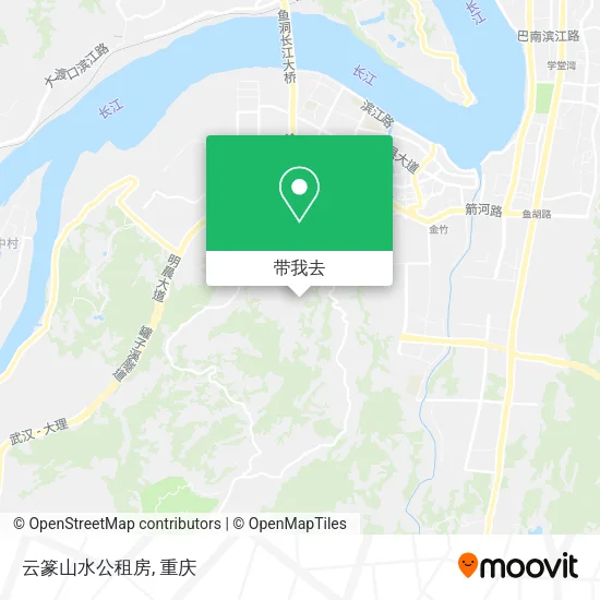 云篆山水公租房地图