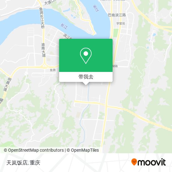 天岚饭店地图