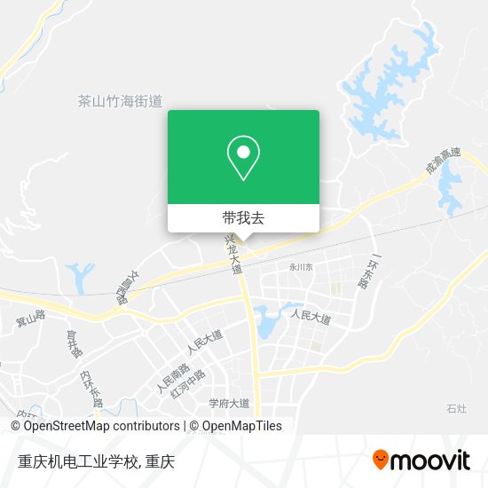 重庆机电工业学校地图