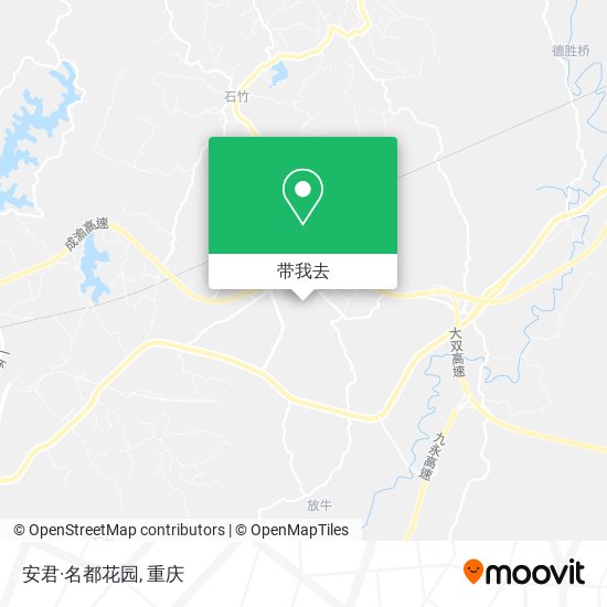 安君·名都花园地图