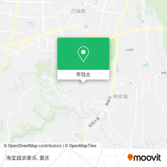 海棠园农家乐地图