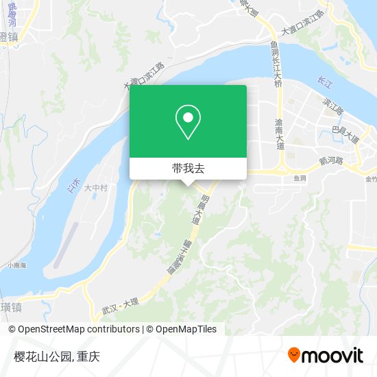 樱花山公园地图