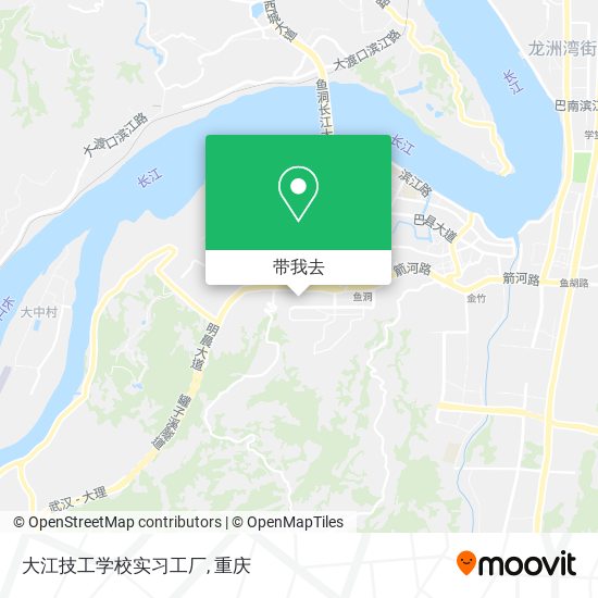 大江技工学校实习工厂地图