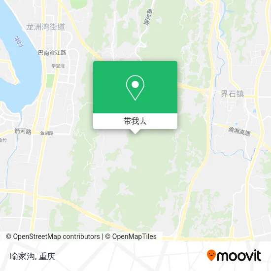 喻家沟地图