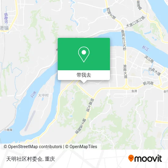 天明社区村委会地图