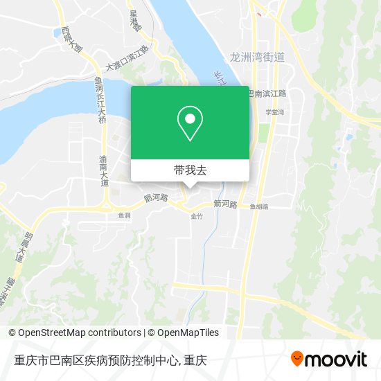 重庆市巴南区疾病预防控制中心地图