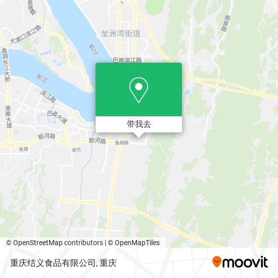 重庆结义食品有限公司地图