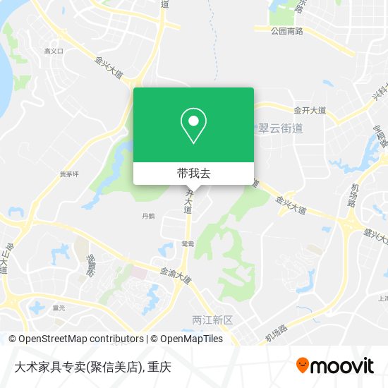 大术家具专卖(聚信美店)地图