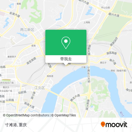 寸滩港地图