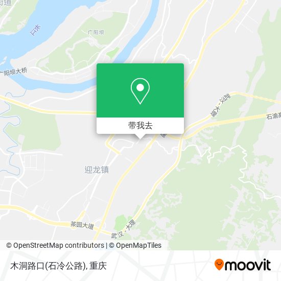 木洞路口(石冷公路)地图