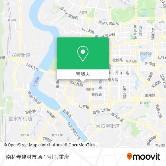 南桥寺建材市场-1号门地图