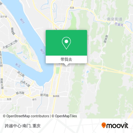 跨越中心-南门地图