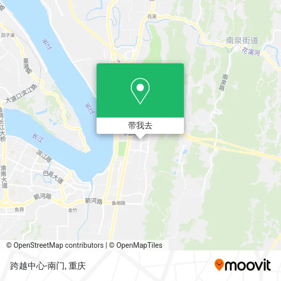 跨越中心-南门地图