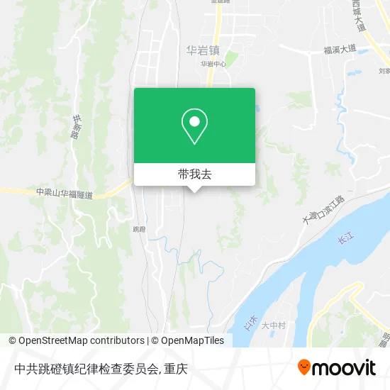 中共跳磴镇纪律检查委员会地图
