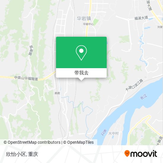欣怡小区地图