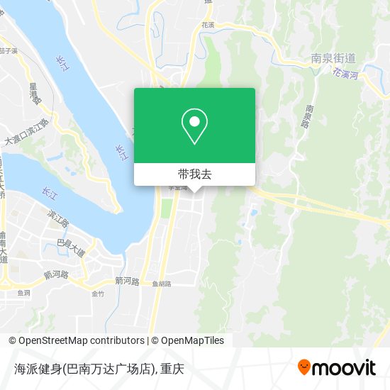 海派健身(巴南万达广场店)地图