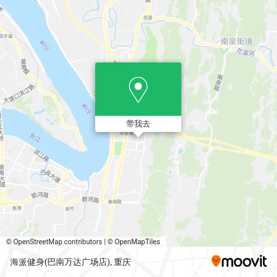 海派健身(巴南万达广场店)地图