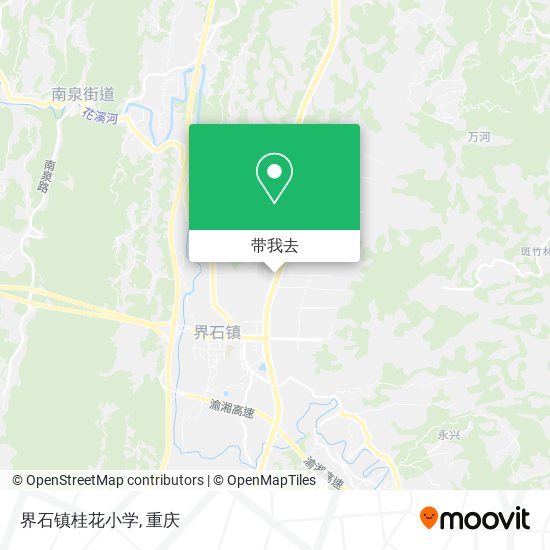 界石镇桂花小学地图