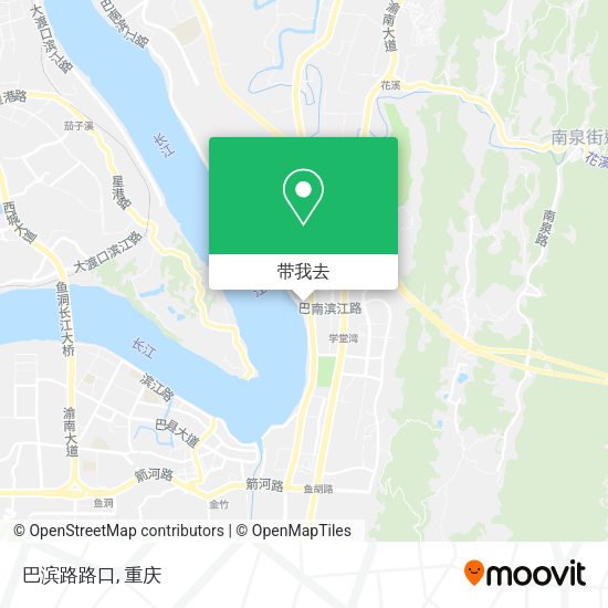 巴滨路路口地图