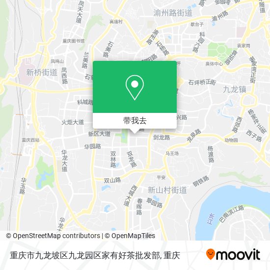 重庆市九龙坡区九龙园区家有好茶批发部地图