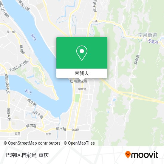 巴南区档案局地图