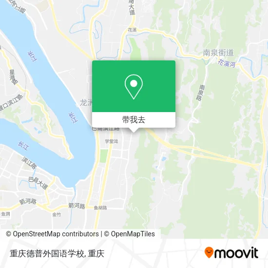 重庆德普外国语学校地图